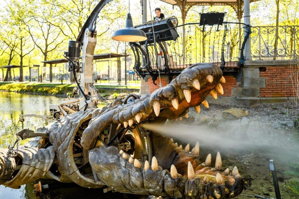 Les animaux automates de la place Napoléon à la Roche Sur Yon