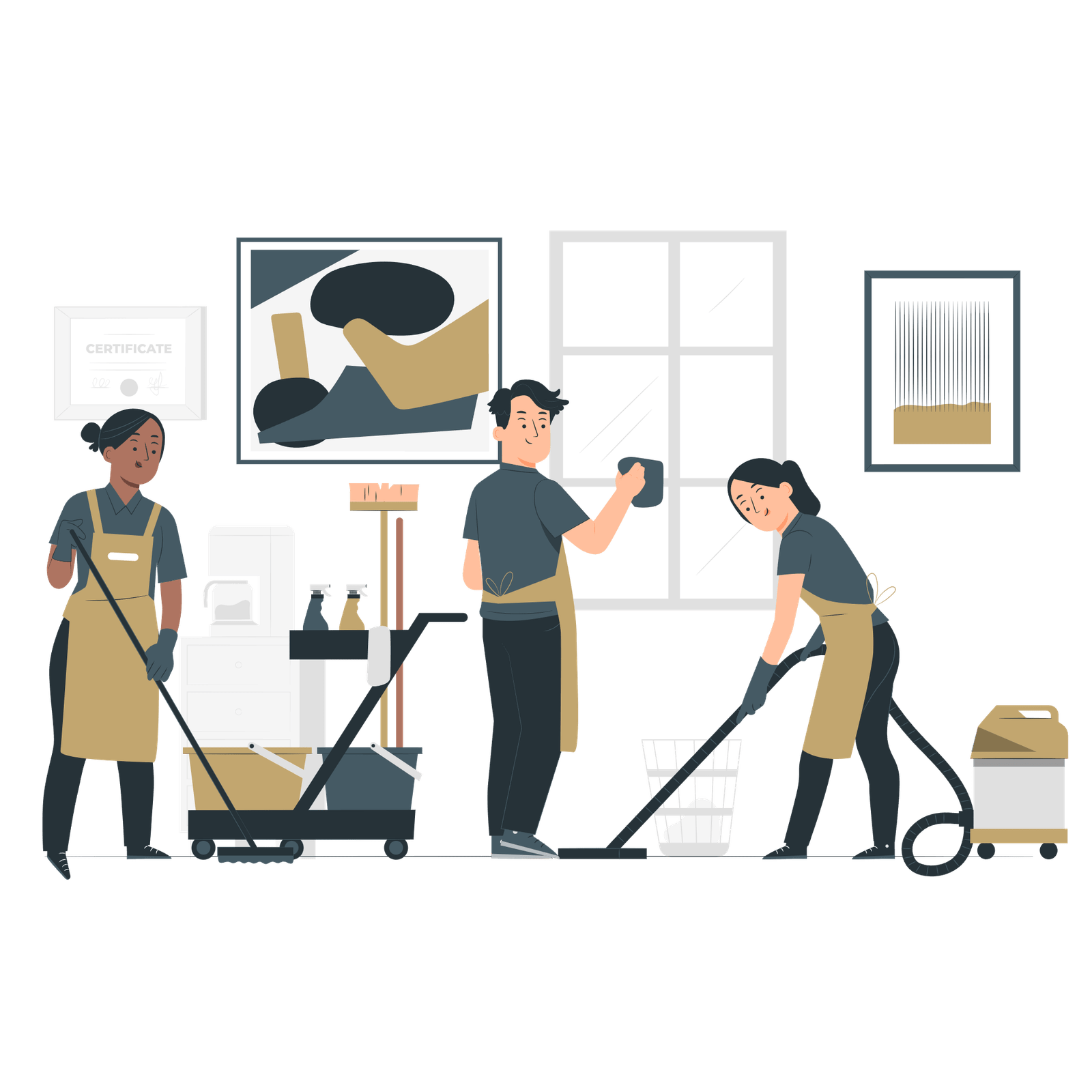 ménage et gestion du linge – Vendée