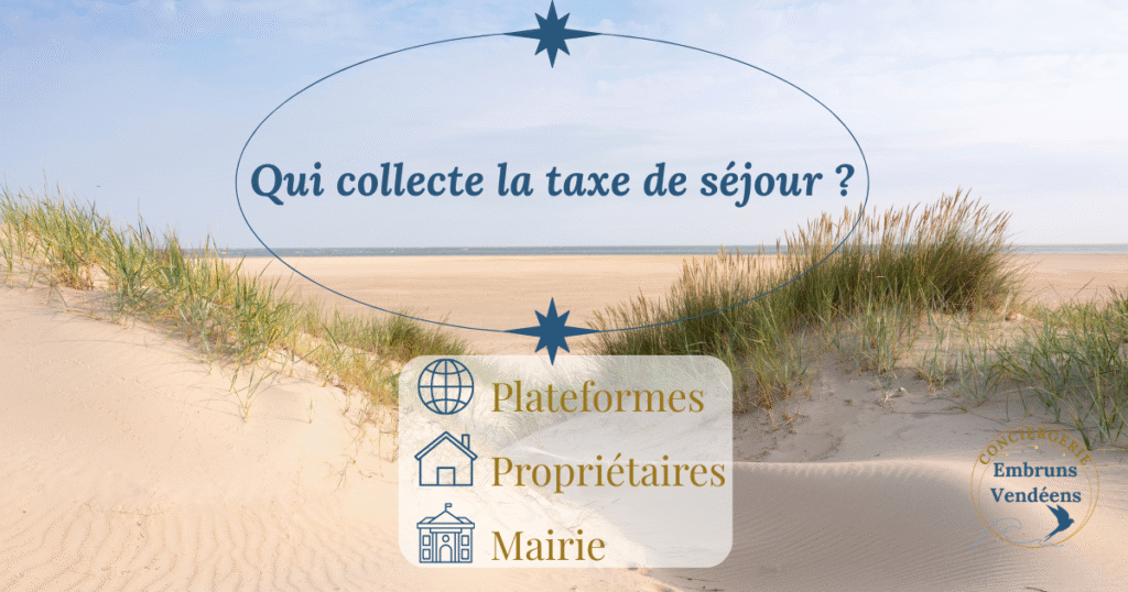 collecte taxe de séjour location courte durée Vendée Airbnb Booking mairie