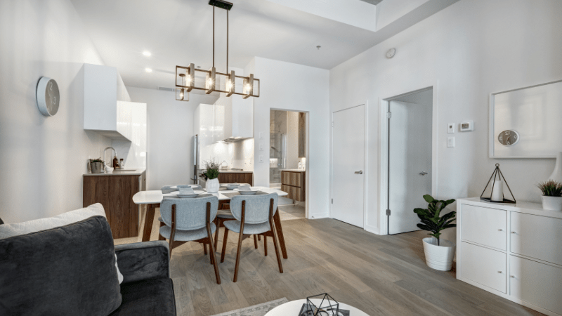 Appartement moderne en location courte durée en Vendée illustrant un logement optimisé pour la rentabilité